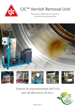 Brochure: Rimozione Varnish dall'olio