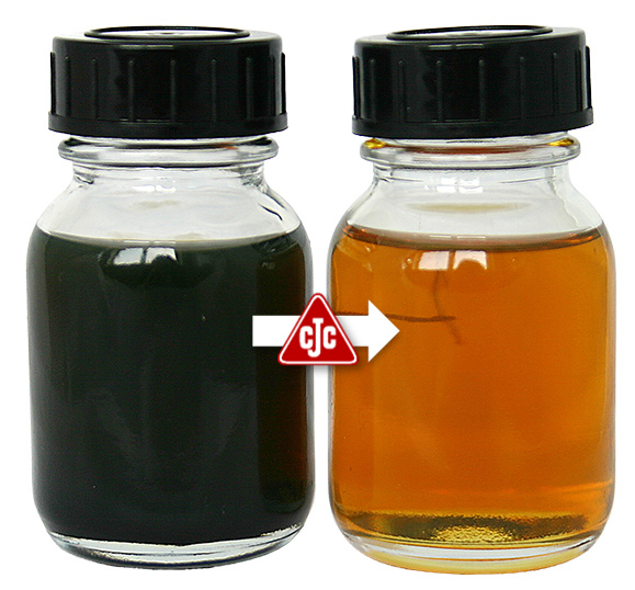 campioni di olio prima e con cjc